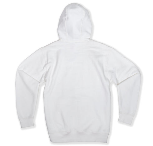 Premium Pullover Hoodie Back White